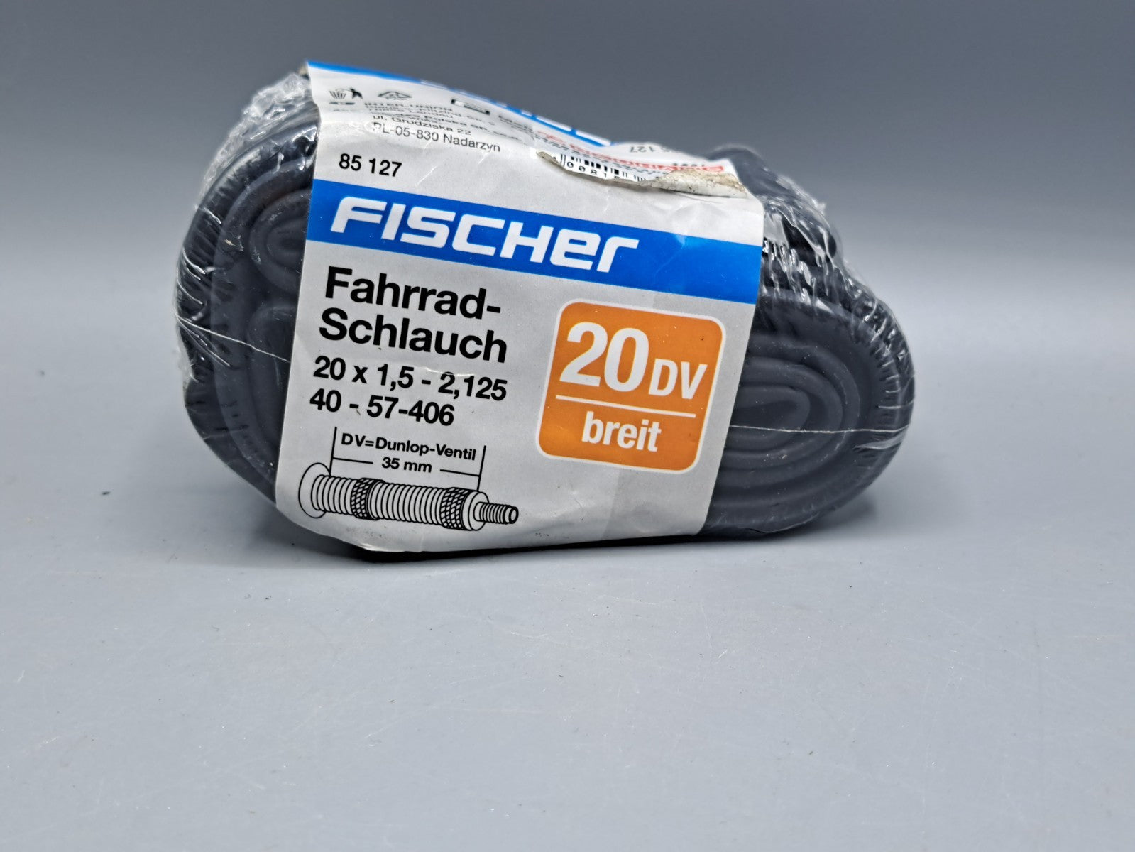 Fischer Fahrradschlauch 20 DV breit